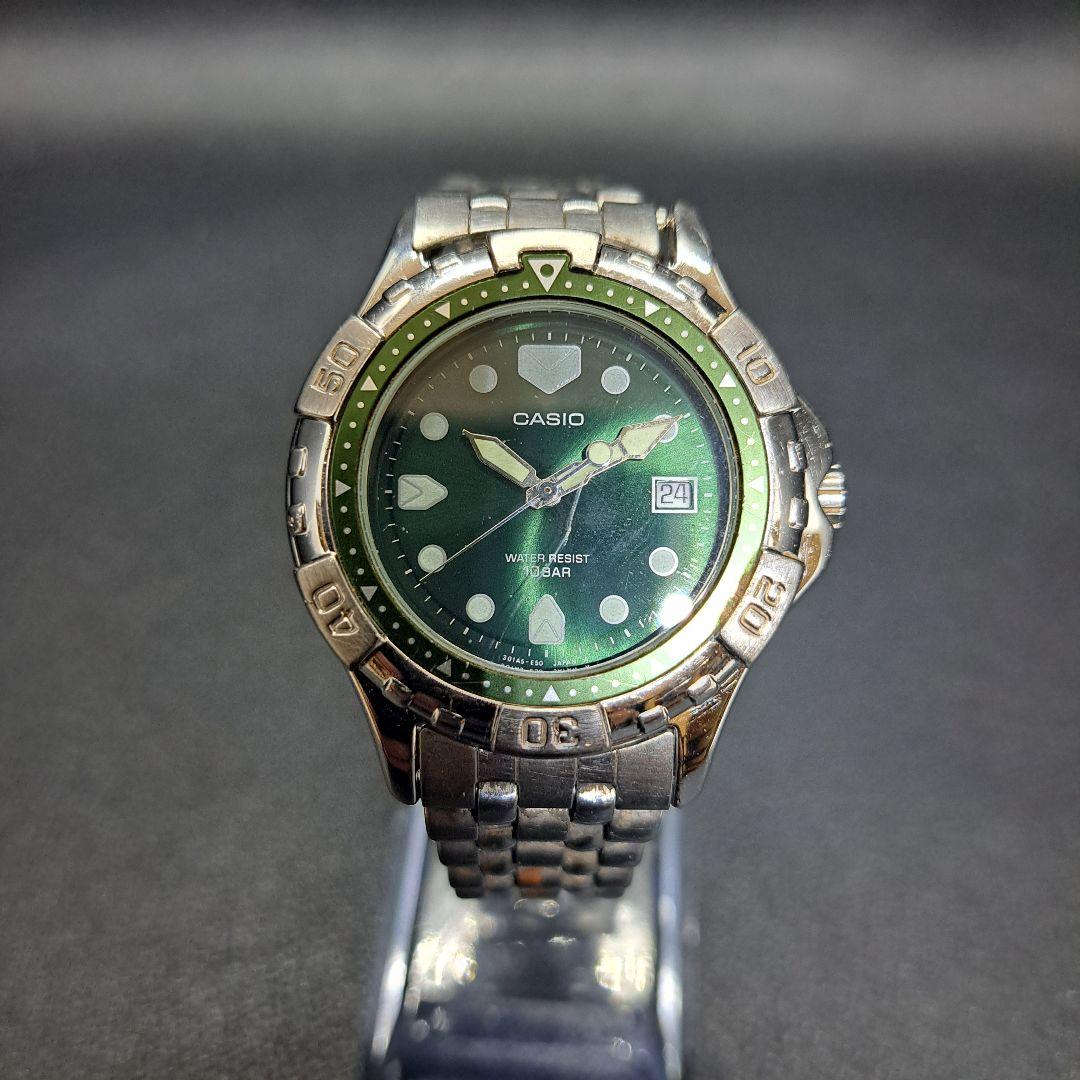 CASIO Diver Series GRN Quartz Men's Watch — Japanese