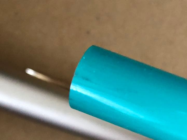 Pilot Fountain Pen with 14K-585 gold nib, fine size, and black barrel from vintage Showa era