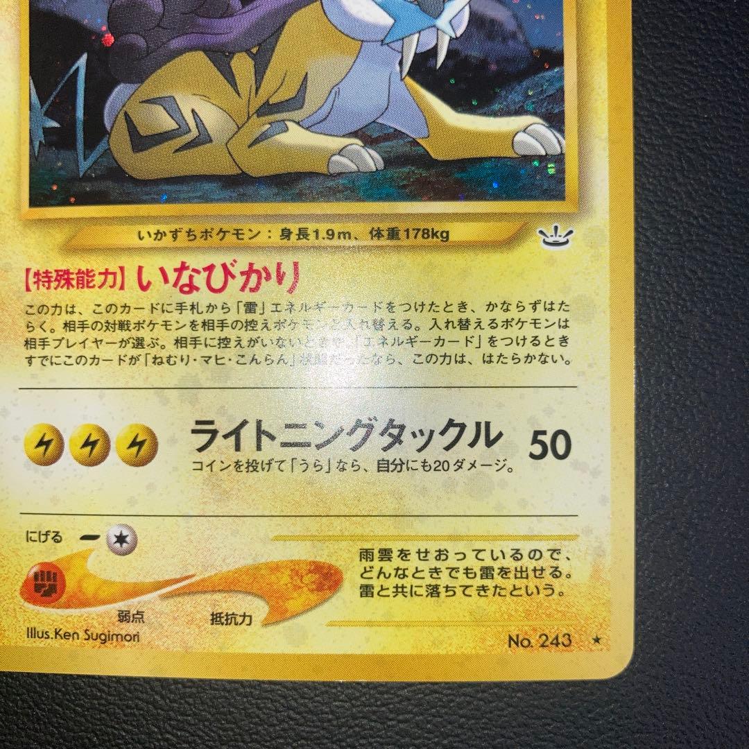 Pokemon Raikou — Japanese