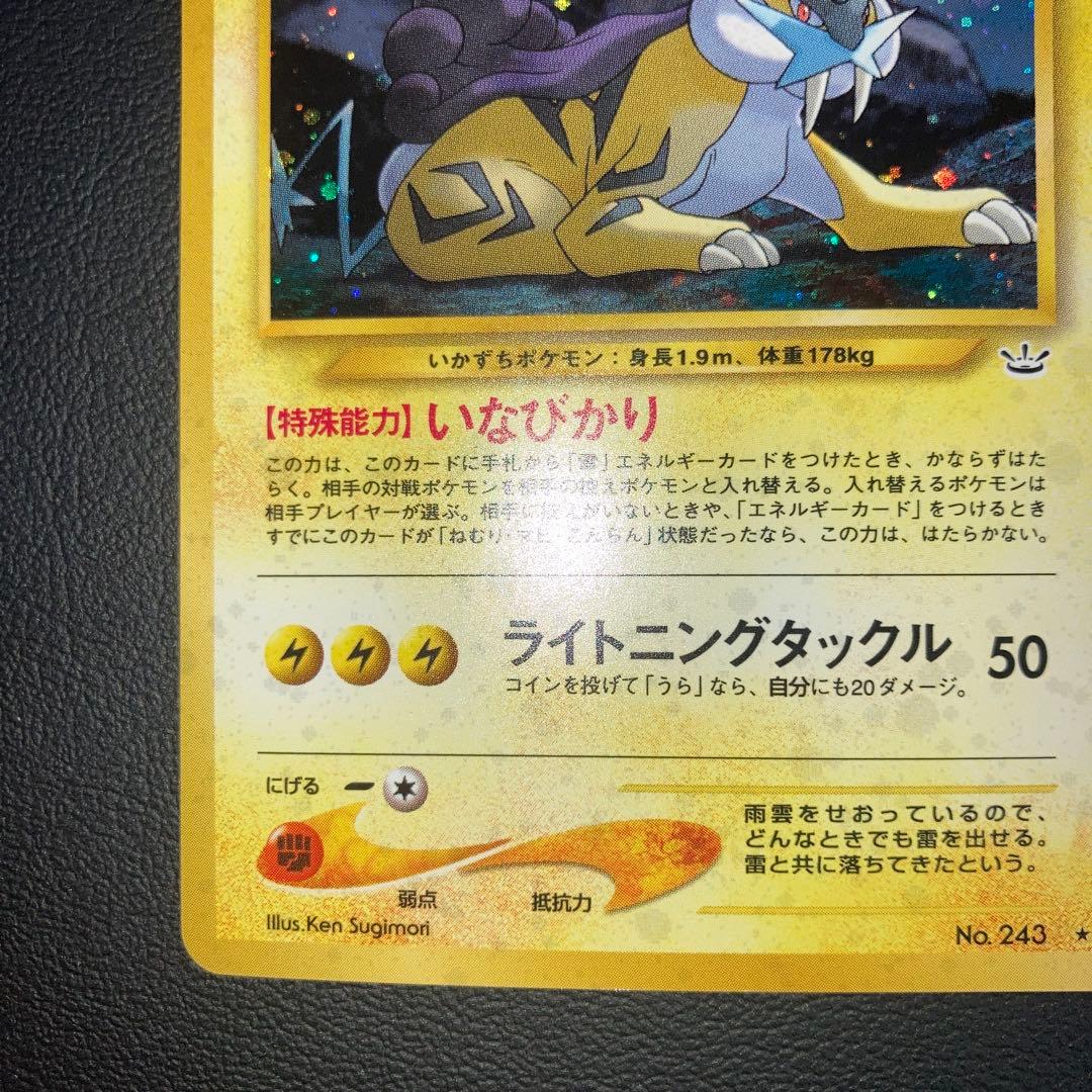 Pokemon Raikou — Japanese