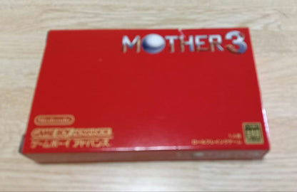 MOTHER3 and MOTHER1+2 game cartridges set with visible scratch on one cartridge