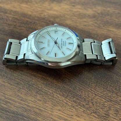 SEIKO V157-0BX0 Solar Men's Watch — Japanese
