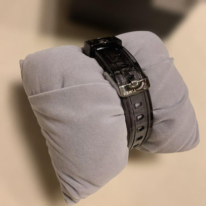 TIMEX Q Digital Smoke Gray Men's Watch — Japanese