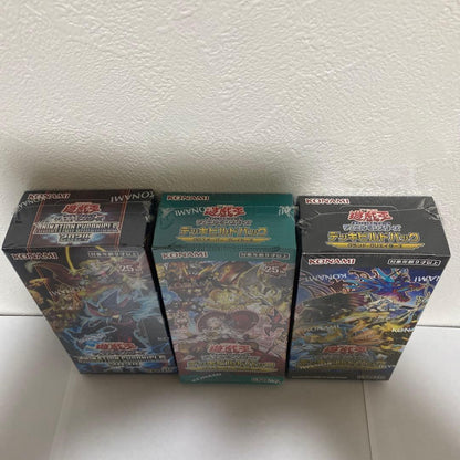 Yu-Gi-Oh Yu-Gi-Oh! OCG Unopened Box 3-Sets Collection Box — Japanese