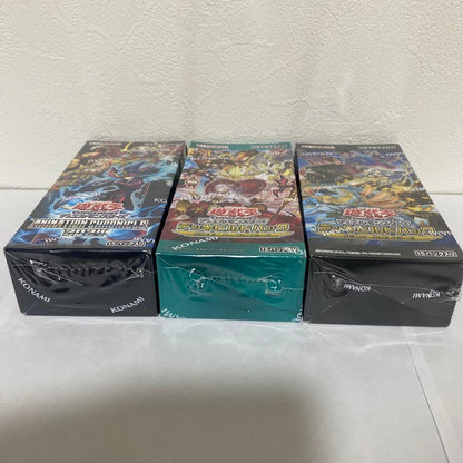 Yu-Gi-Oh Yu-Gi-Oh! OCG Unopened Box 3-Sets Collection Box — Japanese