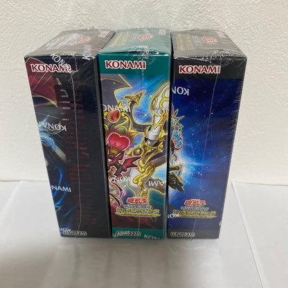 Yu-Gi-Oh Yu-Gi-Oh! OCG Unopened Box 3-Sets Collection Box — Japanese