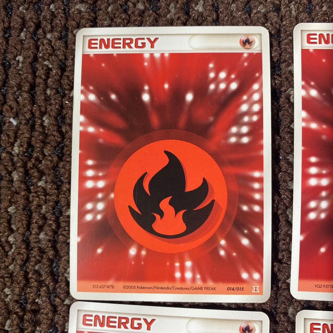 Pokemon Quick Energy Beautiful Condition 8 Pack Set Fire Energy Holon Akumagu — Japanese