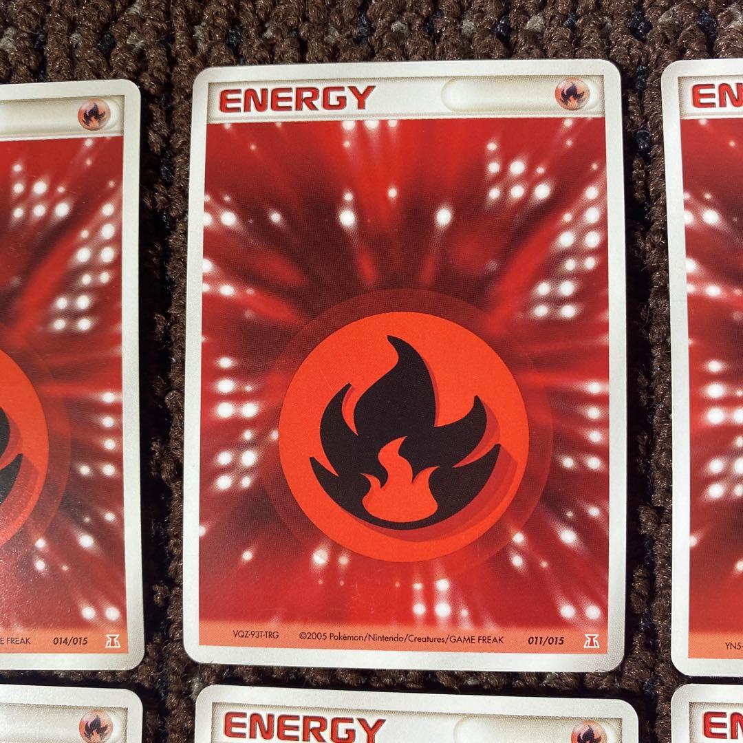 Pokemon Quick Energy Beautiful Condition 8 Pack Set Fire Energy Holon Akumagu — Japanese