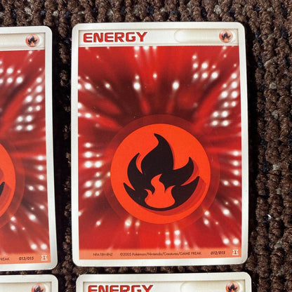 Pokemon Quick Energy Beautiful Condition 8 Pack Set Fire Energy Holon Akumagu — Japanese