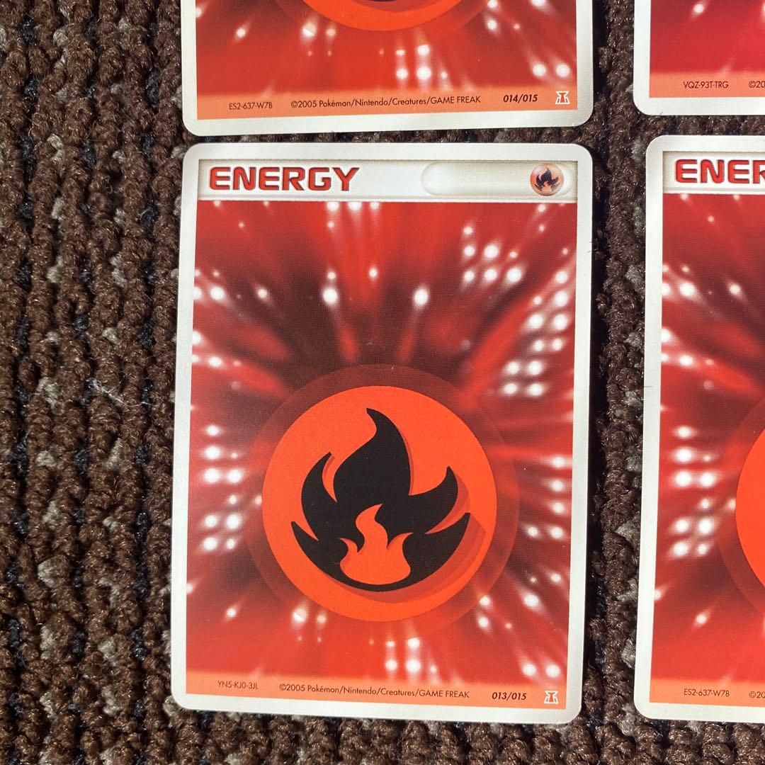 Pokemon Quick Energy Beautiful Condition 8 Pack Set Fire Energy Holon Akumagu — Japanese