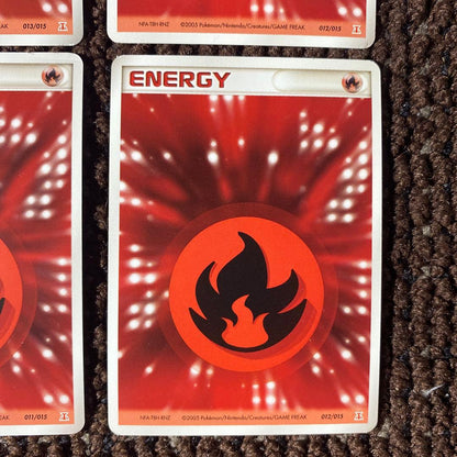 Pokemon Quick Energy Beautiful Condition 8 Pack Set Fire Energy Holon Akumagu — Japanese