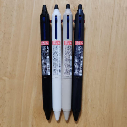 PILOT FRIXION SYNERGY 3 ballpoint pen with black, red, and blue gel ink and 0.4mm tip