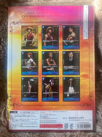 One Piece Premium Card Collection: Live-Action New & Unopened Box — Japanese