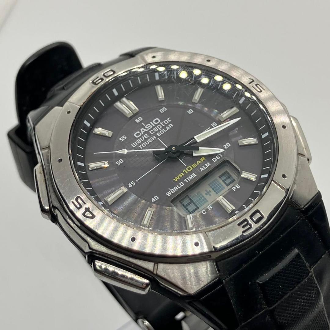 CASIO Wave Ceptor Tappable Solar Model Men's Watch — Japanese