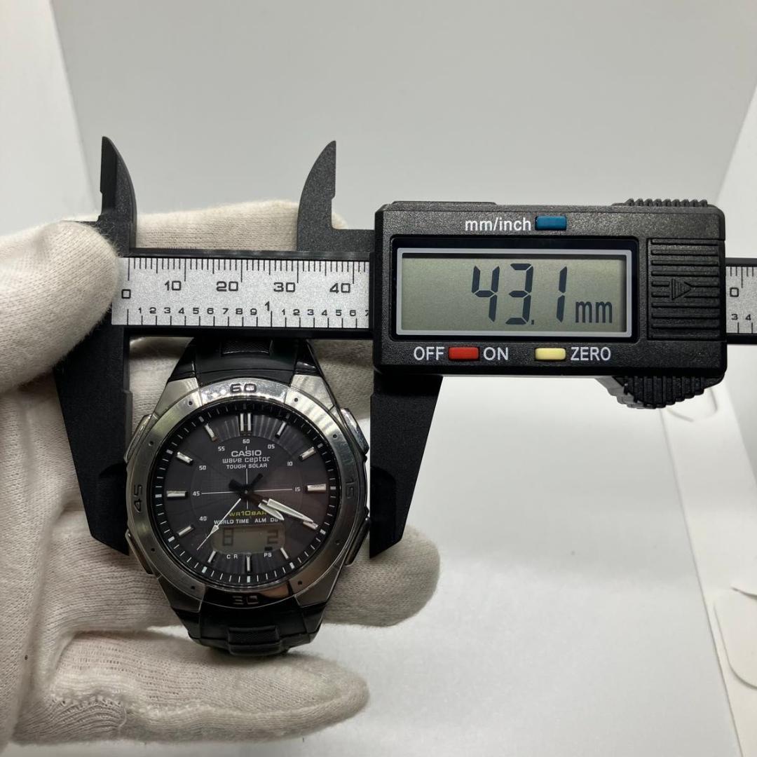CASIO Wave Ceptor Tappable Solar Model Men's Watch — Japanese