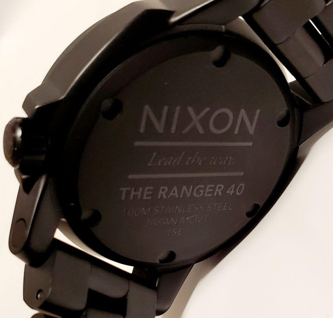 NIXON RANGER 40 ALL BLACK Quartz Men's Watch — Japanese