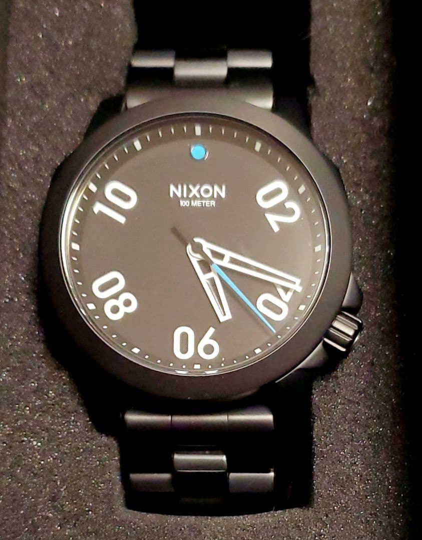 NIXON RANGER 40 ALL BLACK Quartz Men's Watch — Japanese
