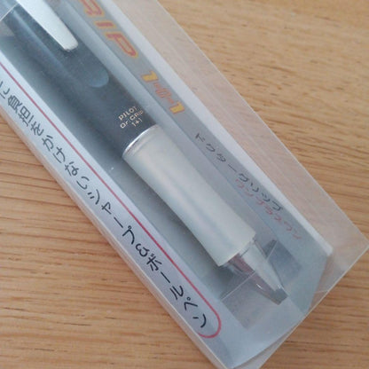 Pilot Dr. Grip 1+1 black multi-function pen with 0.5mm tip, new and unused, shown with packaging