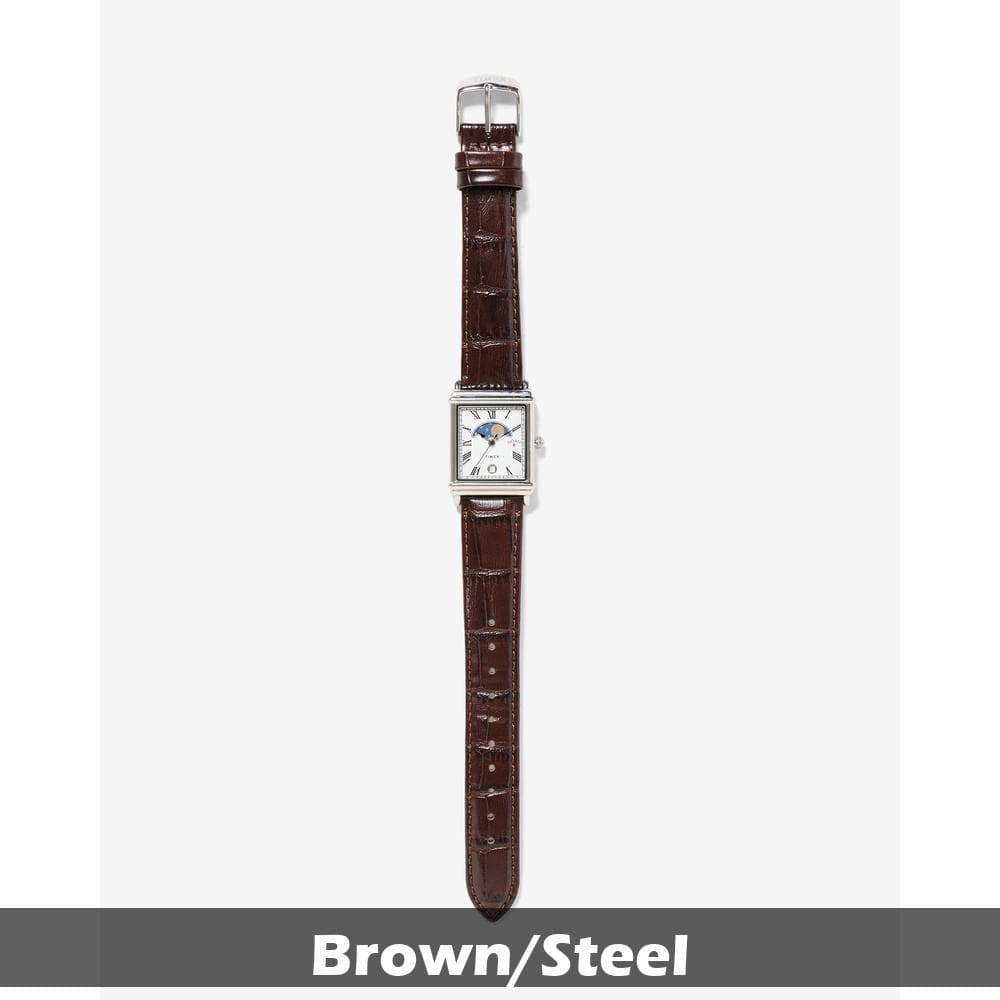 TIMEX Noah x Timex Moon Phase Brown/Steel Men's Watch — Japanese