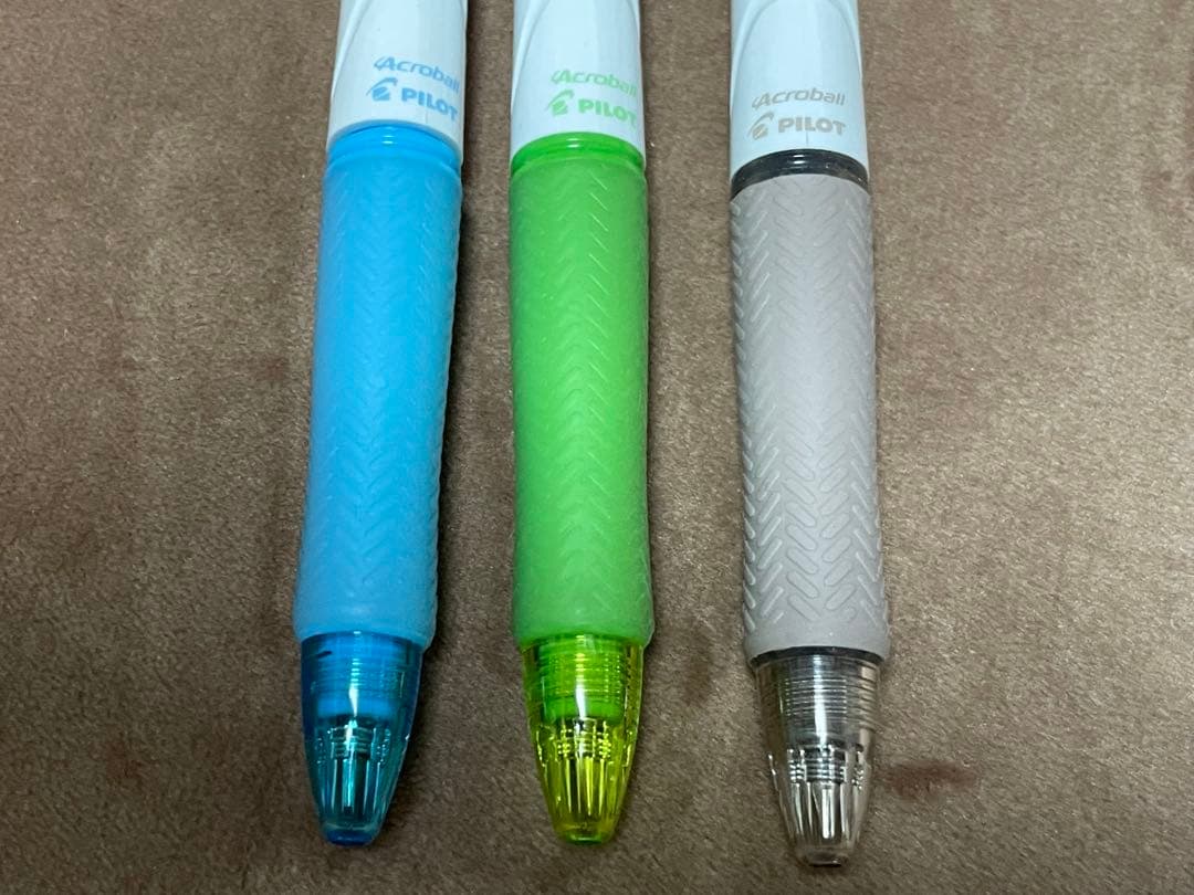 PILOT Acroball ballpoint pen 3-piece set with Float motif design displayed