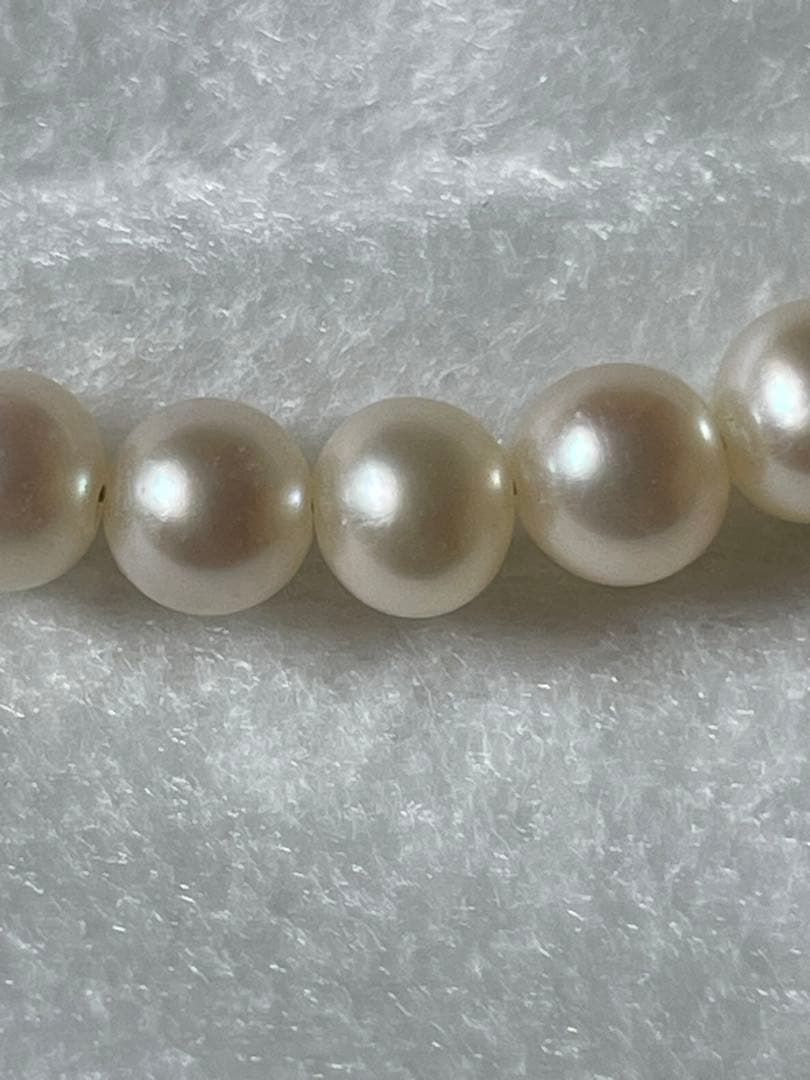 Pure Pearl Baby Pearl Necklace 4mm size in white freshwater or Akoya pearls with silver 925 clasp and 38cm length