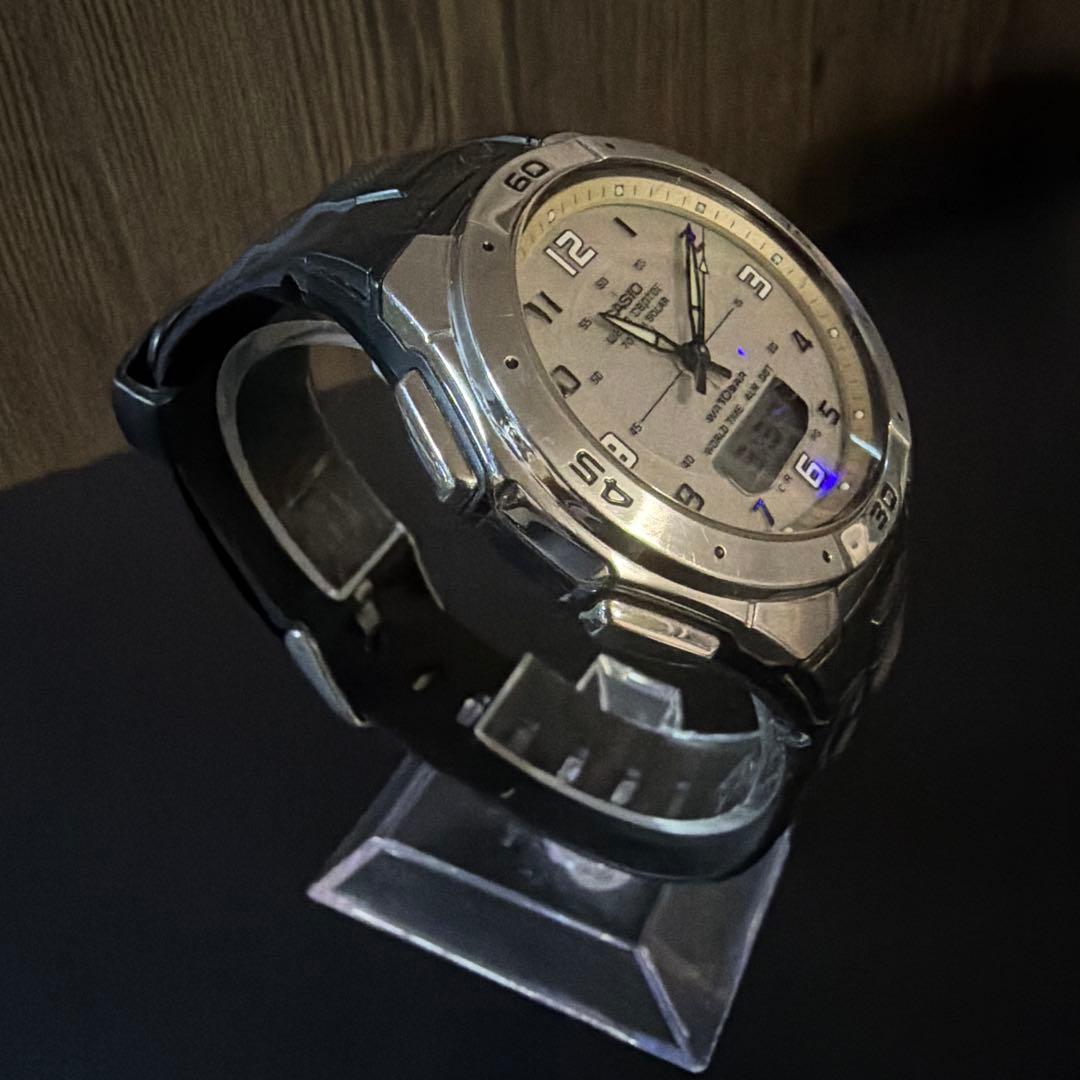CASIO Wave Ceptor Solar Men's Watch — Japanese
