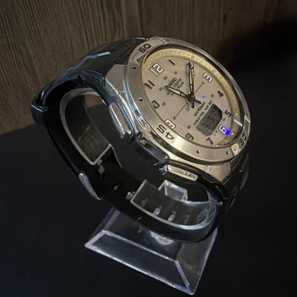 CASIO Wave Ceptor Solar Men's Watch — Japanese