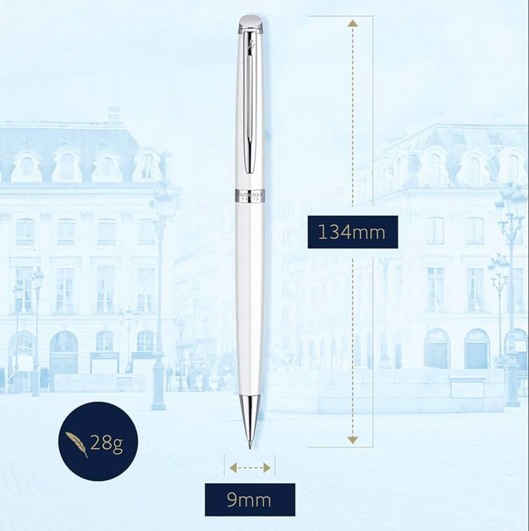 Unused Waterman ballpoint pen with sleek design and polished finish