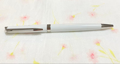 Unused Waterman ballpoint pen with sleek design and polished finish