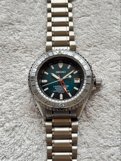 SEIKO LANDMASTER SBDW003 Kinetic Men's Watch — Japanese