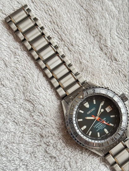 SEIKO LANDMASTER SBDW003 Kinetic Men's Watch — Japanese