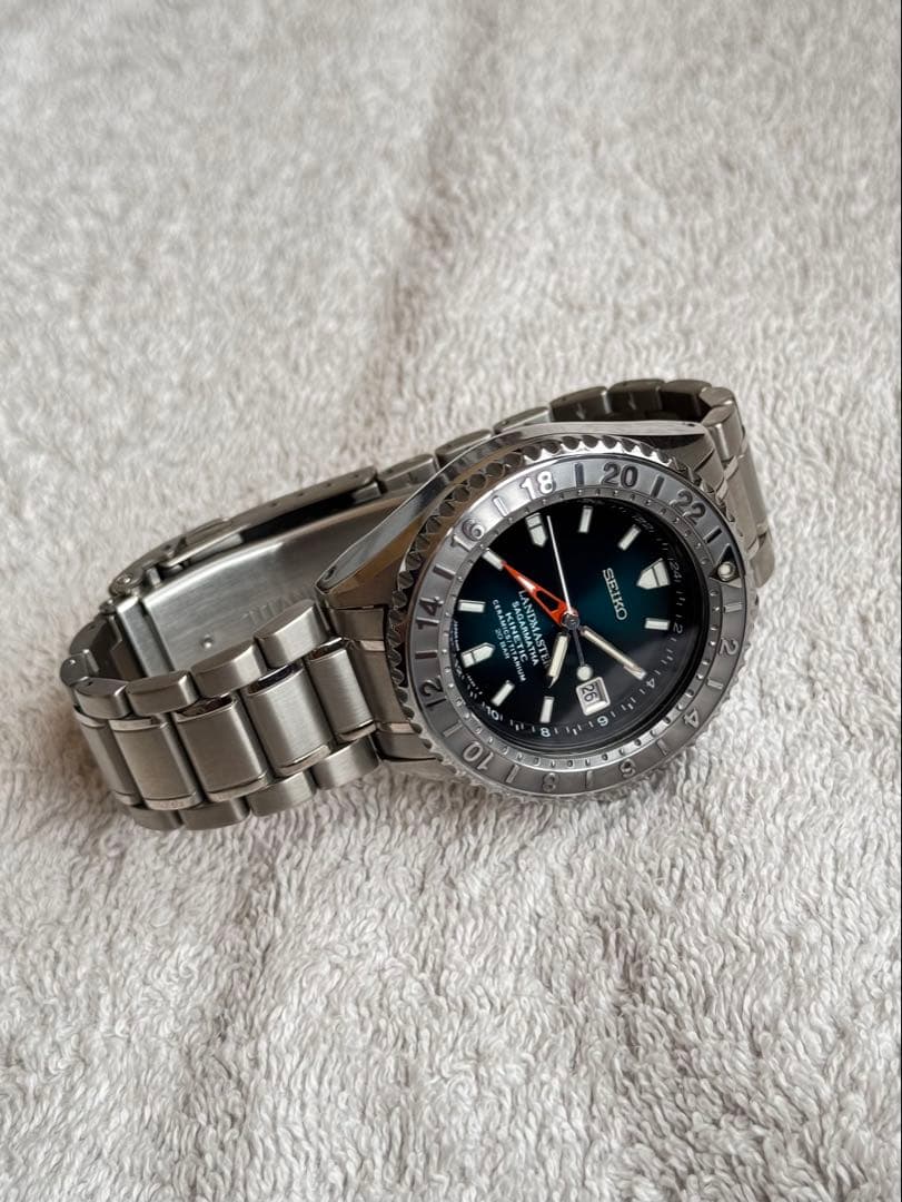 SEIKO LANDMASTER SBDW003 Kinetic Men's Watch — Japanese