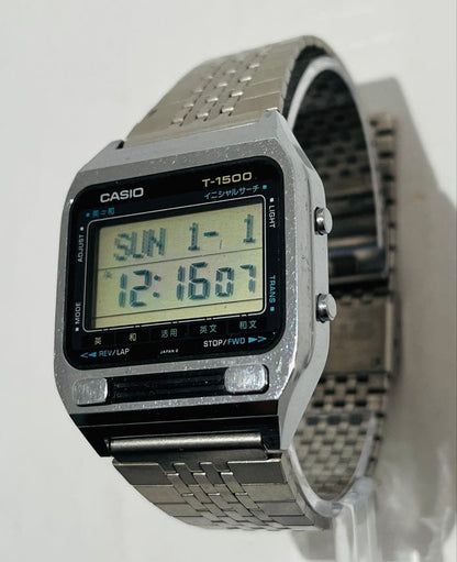 CASIO T-1500 Digital Men's Watch — Japanese