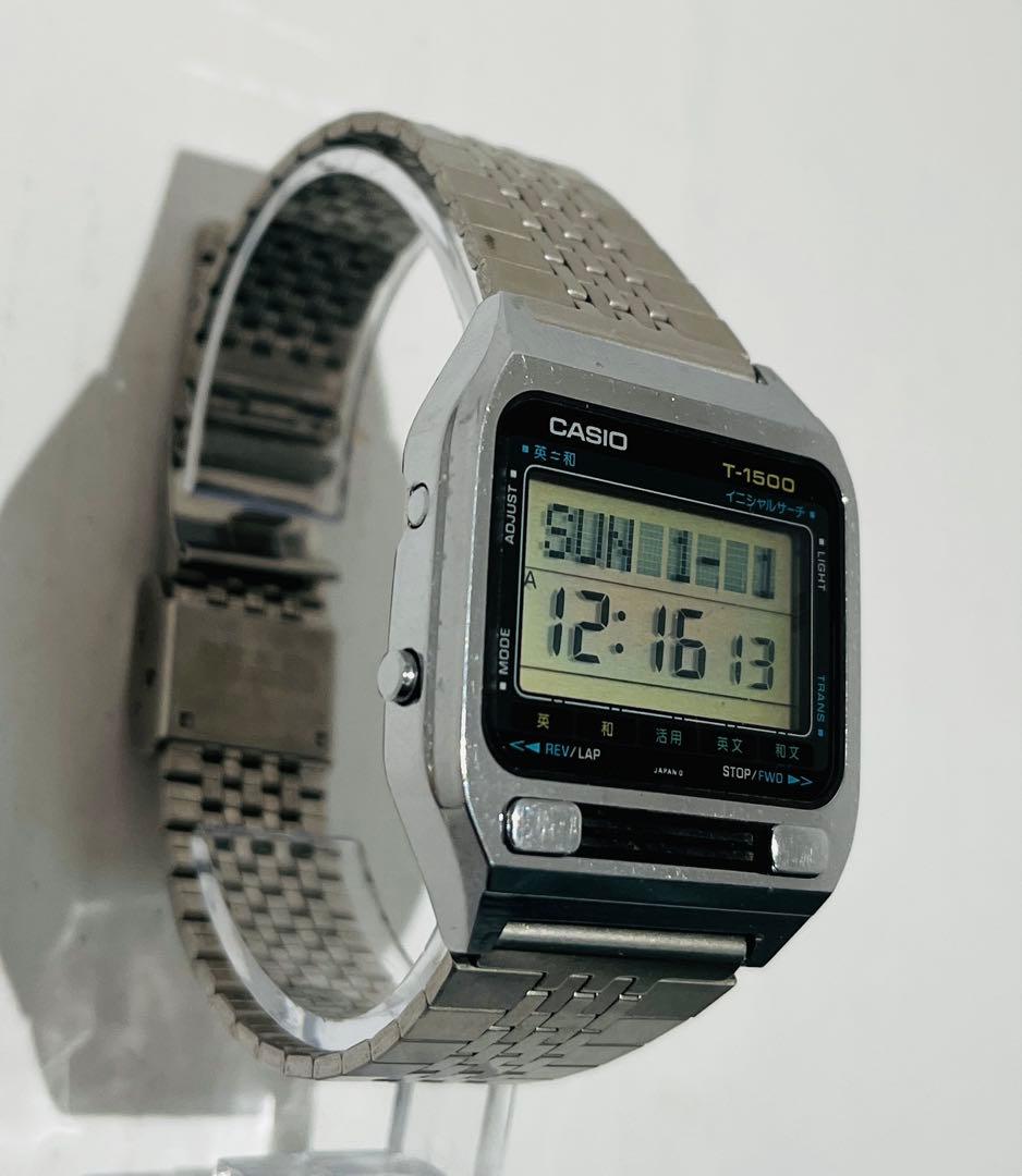 CASIO T-1500 Digital Men's Watch — Japanese