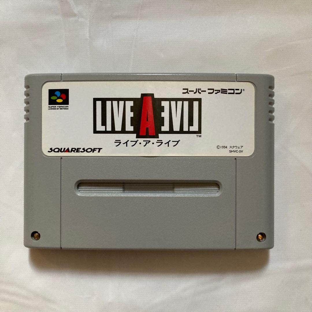 Live A Live RPG game cartridge for Super Famicom with original label and artwork
