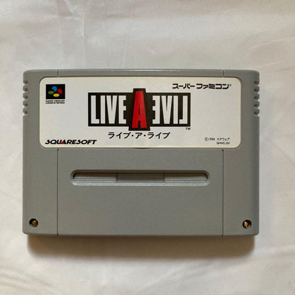 Live A Live RPG game cartridge for Super Famicom with original label and artwork