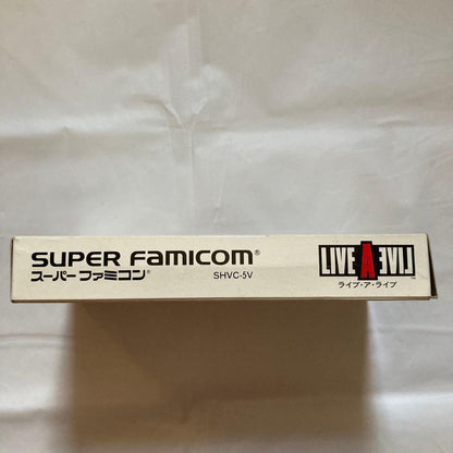 Live A Live RPG game cartridge for Super Famicom with original label and artwork
