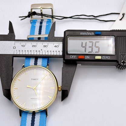 TIMEX Gold Case Quartz Men's Watch — Japanese