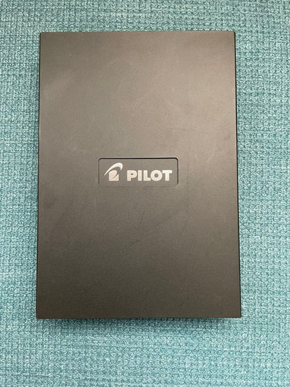 Pilot Multi-Function Pen Z-GR-SBN New silver metal and leather ballpoint pen and mechanical pencil with pen case and box
