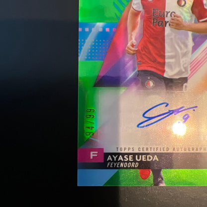 Ueda Kiyonori Autograph Card AUTO /99 UEFA — Japanese