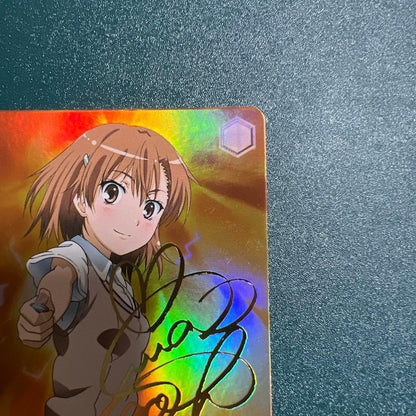 Weiss Schwarz Toaru Kagaku no Railgun Mikoto Signature RG — Japanese