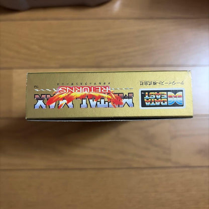 SFC Metal Max Returns Super Famicom game cartridge with box and wrinkled instruction manual