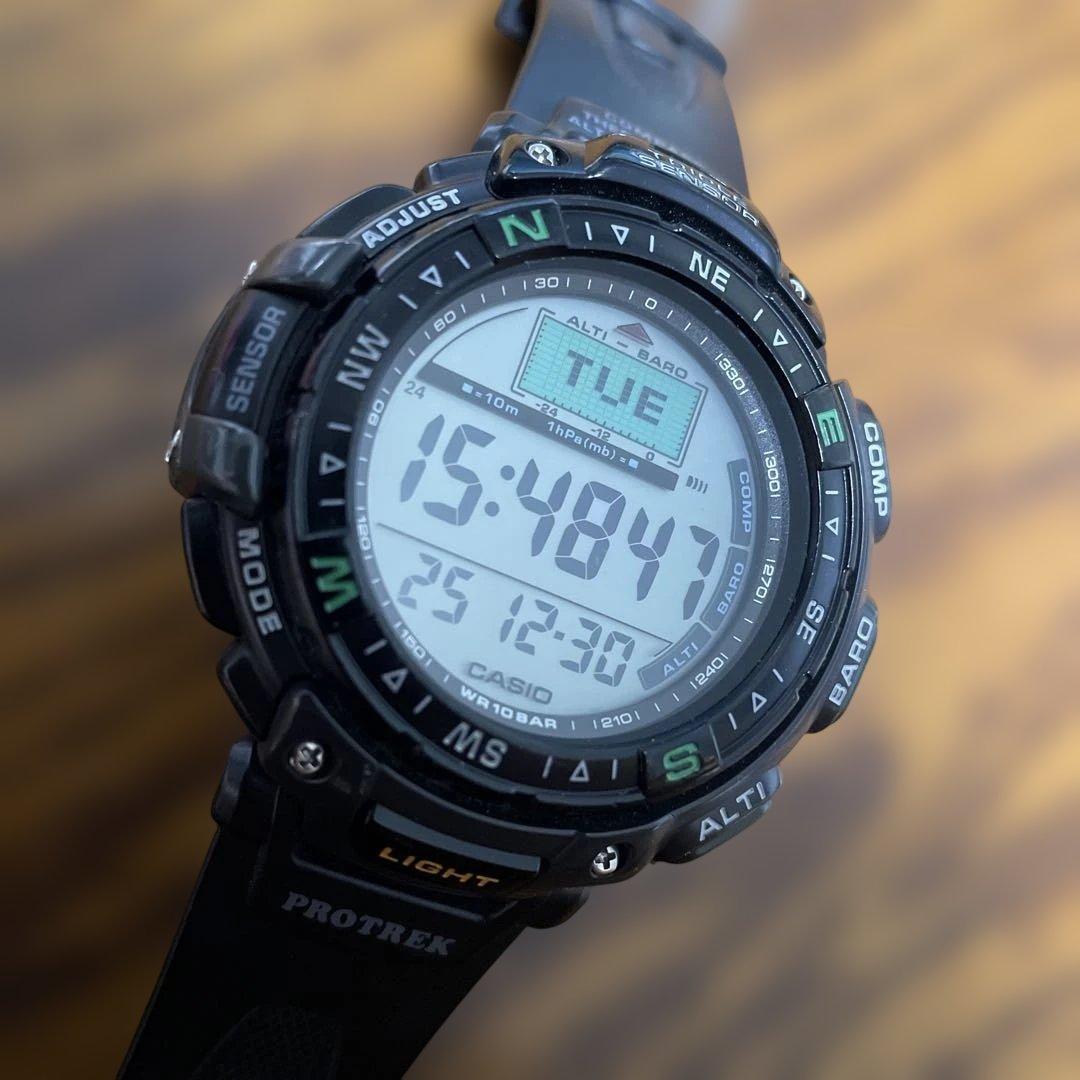 CASIO PROTREK Digital Men's Watch — Japanese