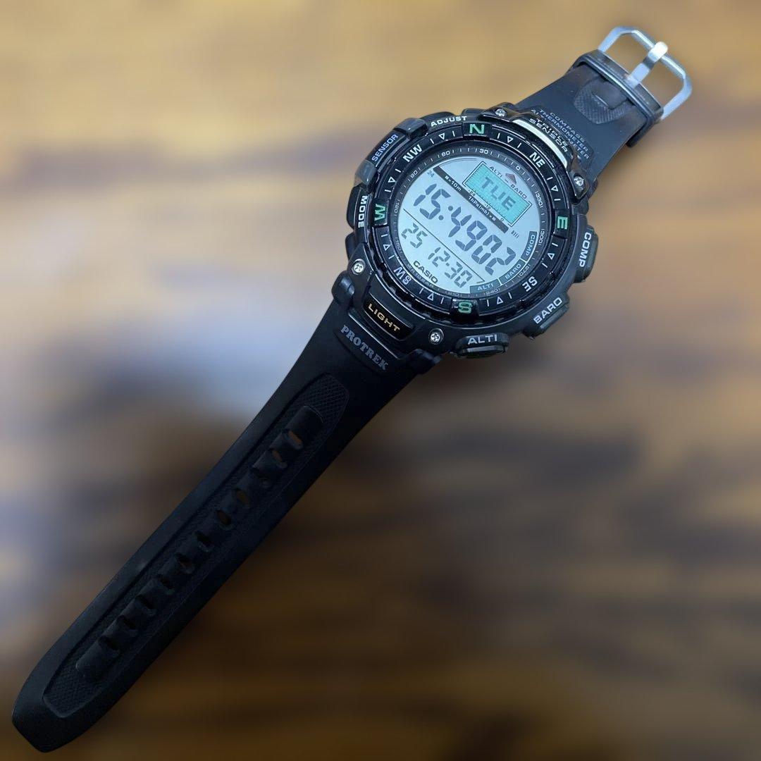 CASIO PROTREK Digital Men's Watch — Japanese