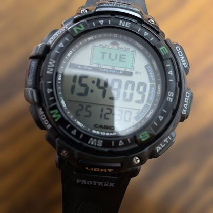 CASIO PROTREK Digital Men's Watch — Japanese