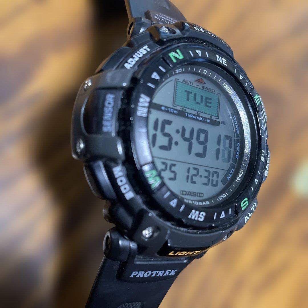 CASIO PROTREK Digital Men's Watch — Japanese