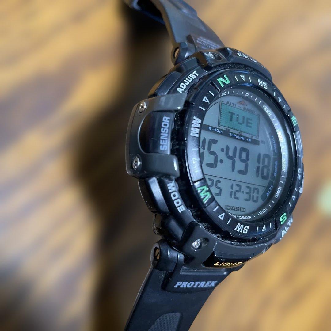 CASIO PROTREK Digital Men's Watch — Japanese