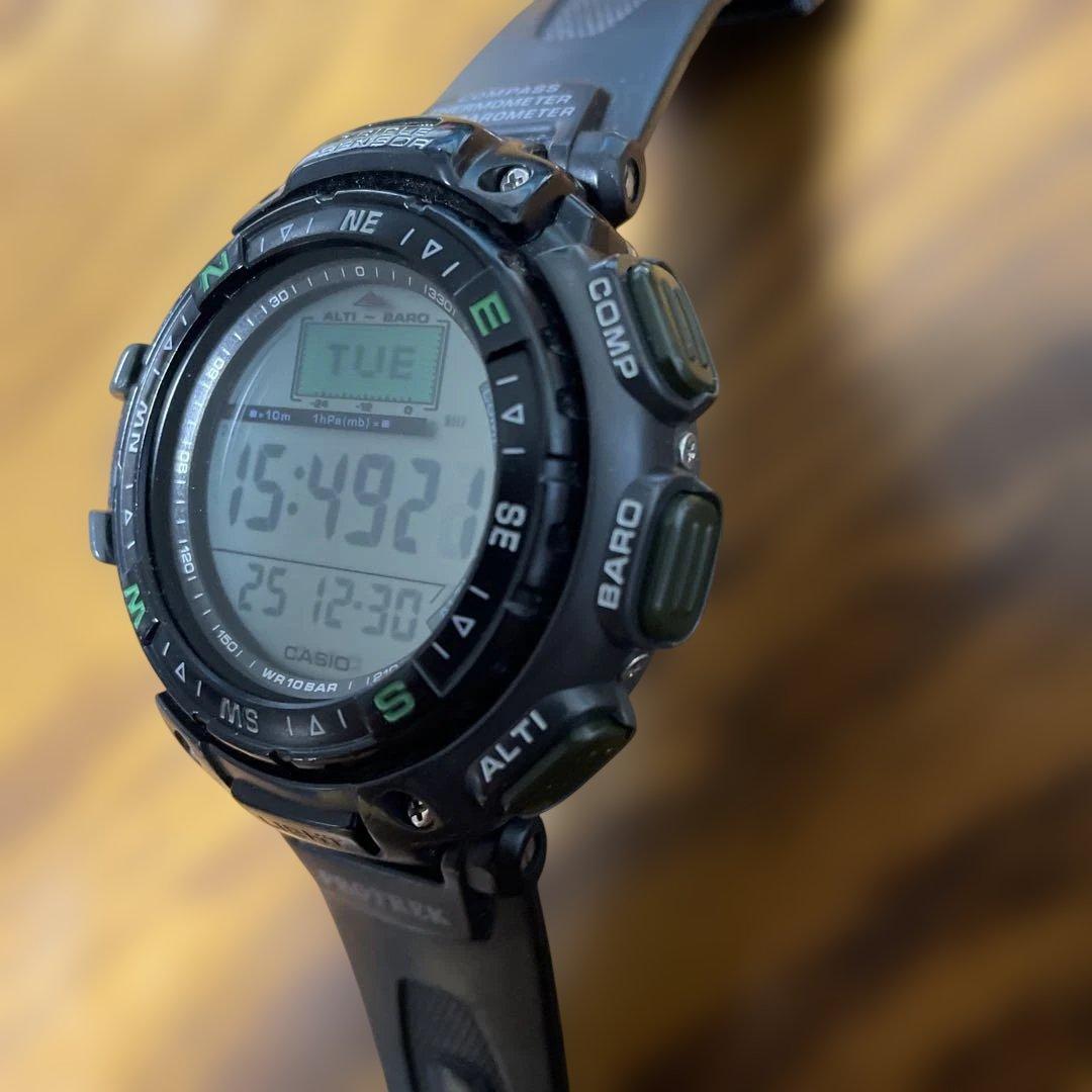 CASIO PROTREK Digital Men's Watch — Japanese