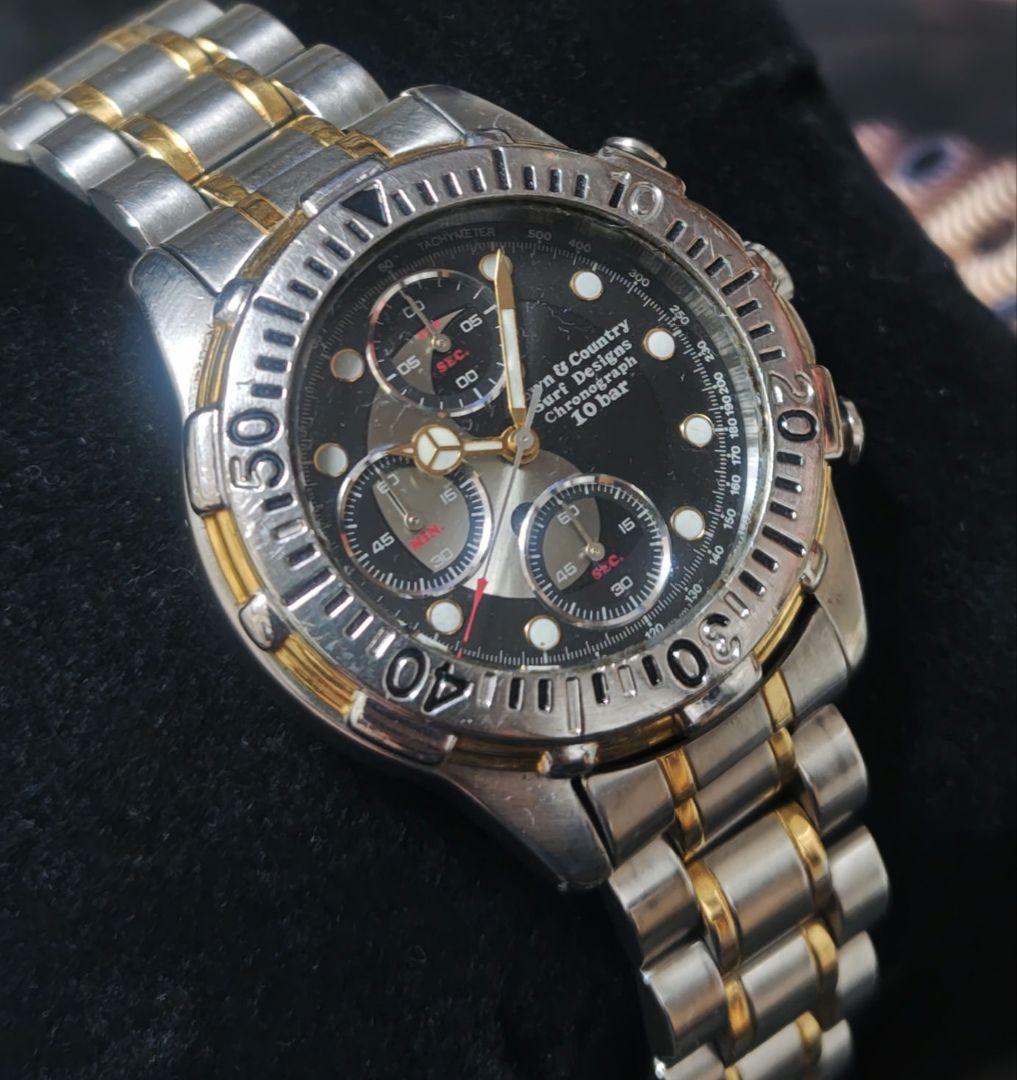 ORIENT Town & Country Chronograph SBTR009 Quartz Men's Watch — Japanese