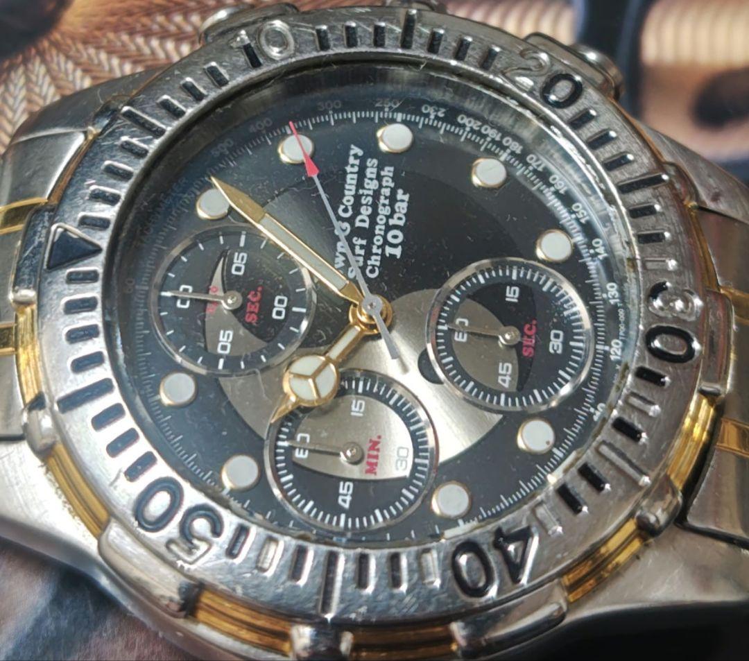 ORIENT Town & Country Chronograph SBTR009 Quartz Men's Watch — Japanese